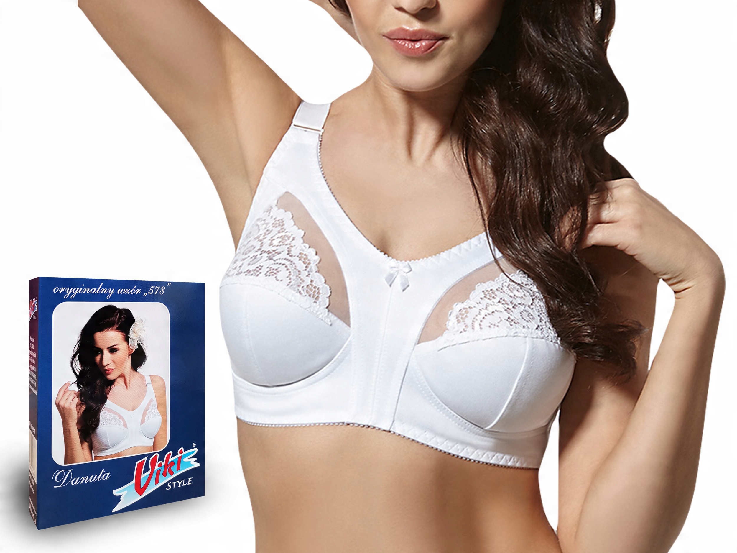 

Biustonosz 578 danuta Viki biały 80B