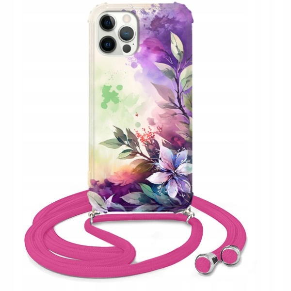

Etui Crossbody Róż Do Iphone 12 Pro Case Top