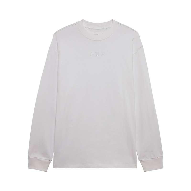 Tričko S Dlhým Rukávom Fox Wordmark Oversized Optická Biela XL