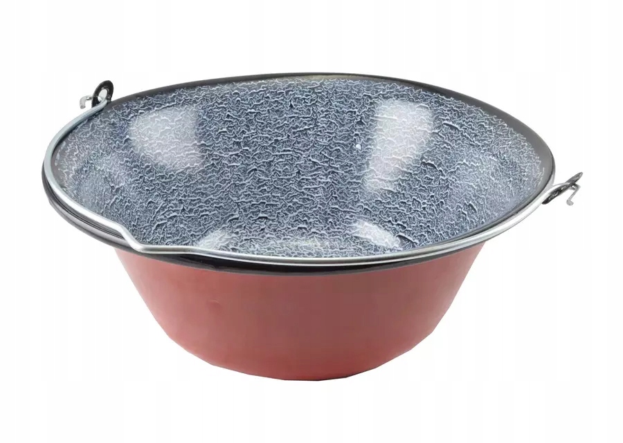 KOCIOŁEK WĘGIERSKI CZERWONY EMALIOWANY WISZĄCY GARNEK 14 L Perfect Home EAN (GTIN) 5999541204723