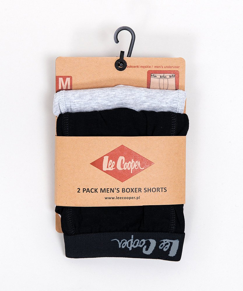 

Lee Cooper Bokserki 2-pak Duobox 9505 Grey Bla XL
