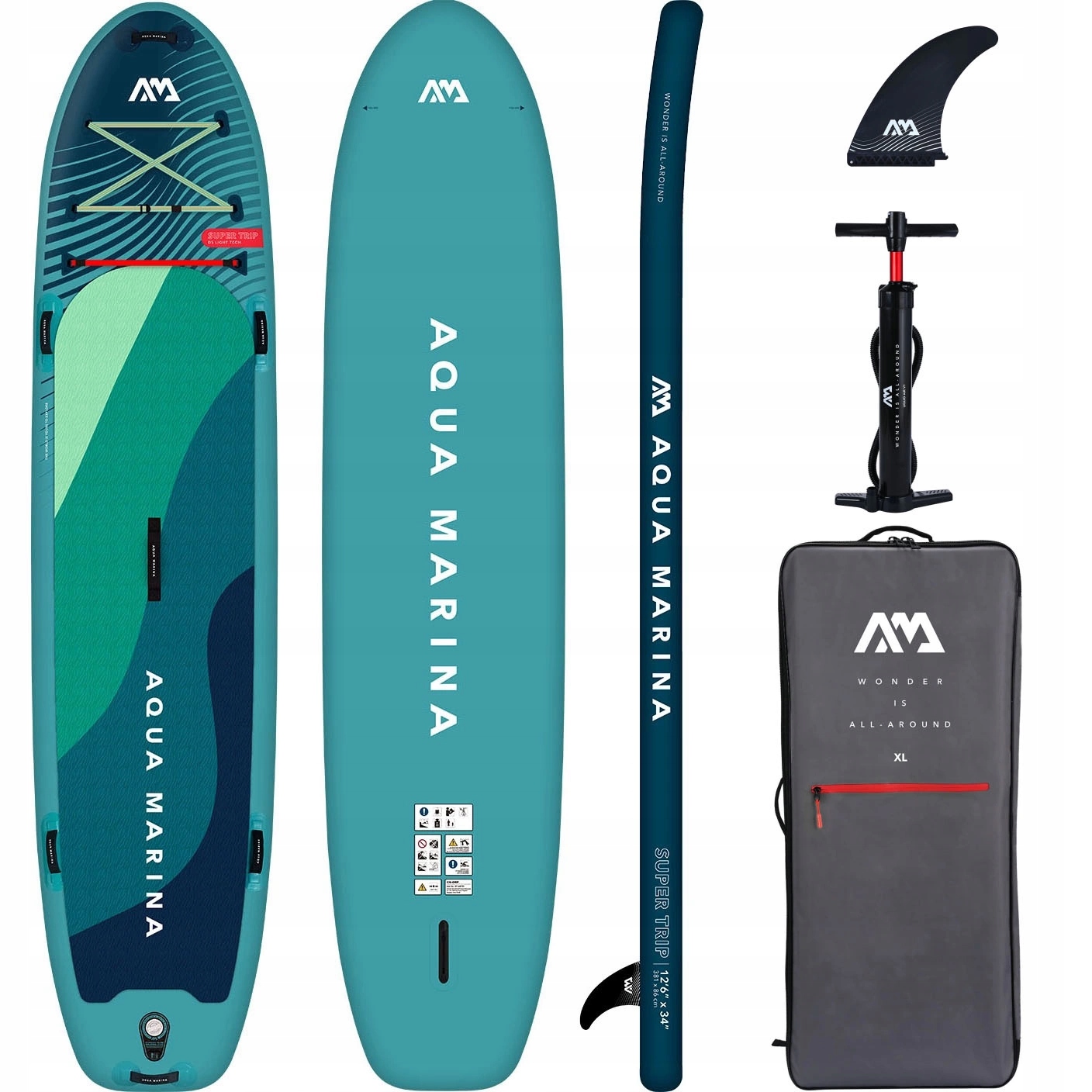 Deska Sup pompowana Aqua Marina paddle board Trip 381cm