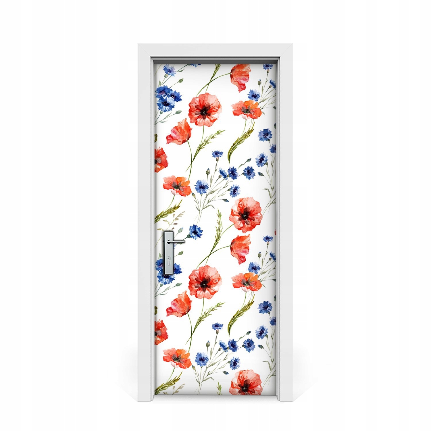 

Naklejka na drzwi okleina Vintage Maki 75x205