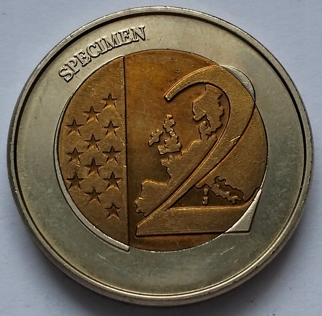 SŁOWENIA - 2 EURO 2007 - SPECIMEN 1957-2007 50 LAT TRAKTAT RZYMSKI