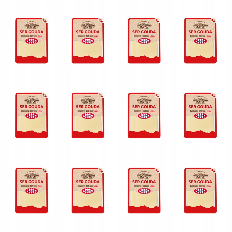 Mlekovita Ser Gouda plastry 150g X12