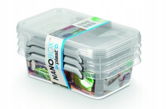 

Pojemniki Do Przechowywania Żywności Nanobox 3x350
