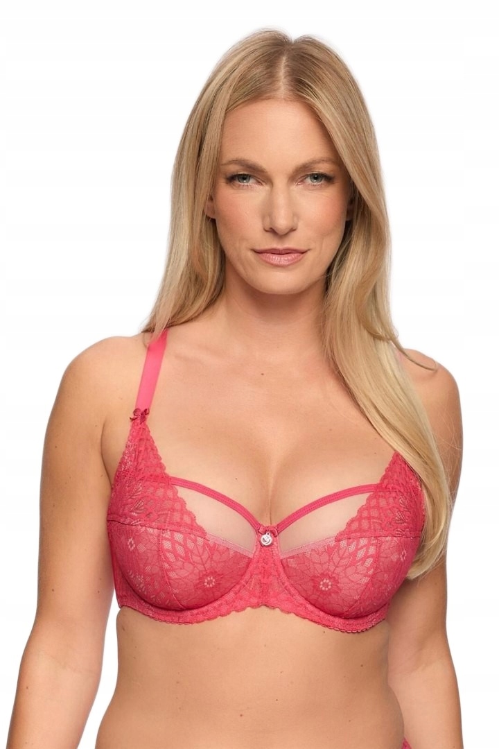 Polovyztužená podprsenka semi soft Gaia Clementine 65H korálová mda