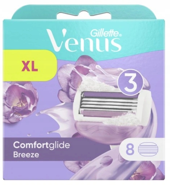Náhradní hlavice Gillette Venus Comfortglide Breeze pro ženy 8 ks