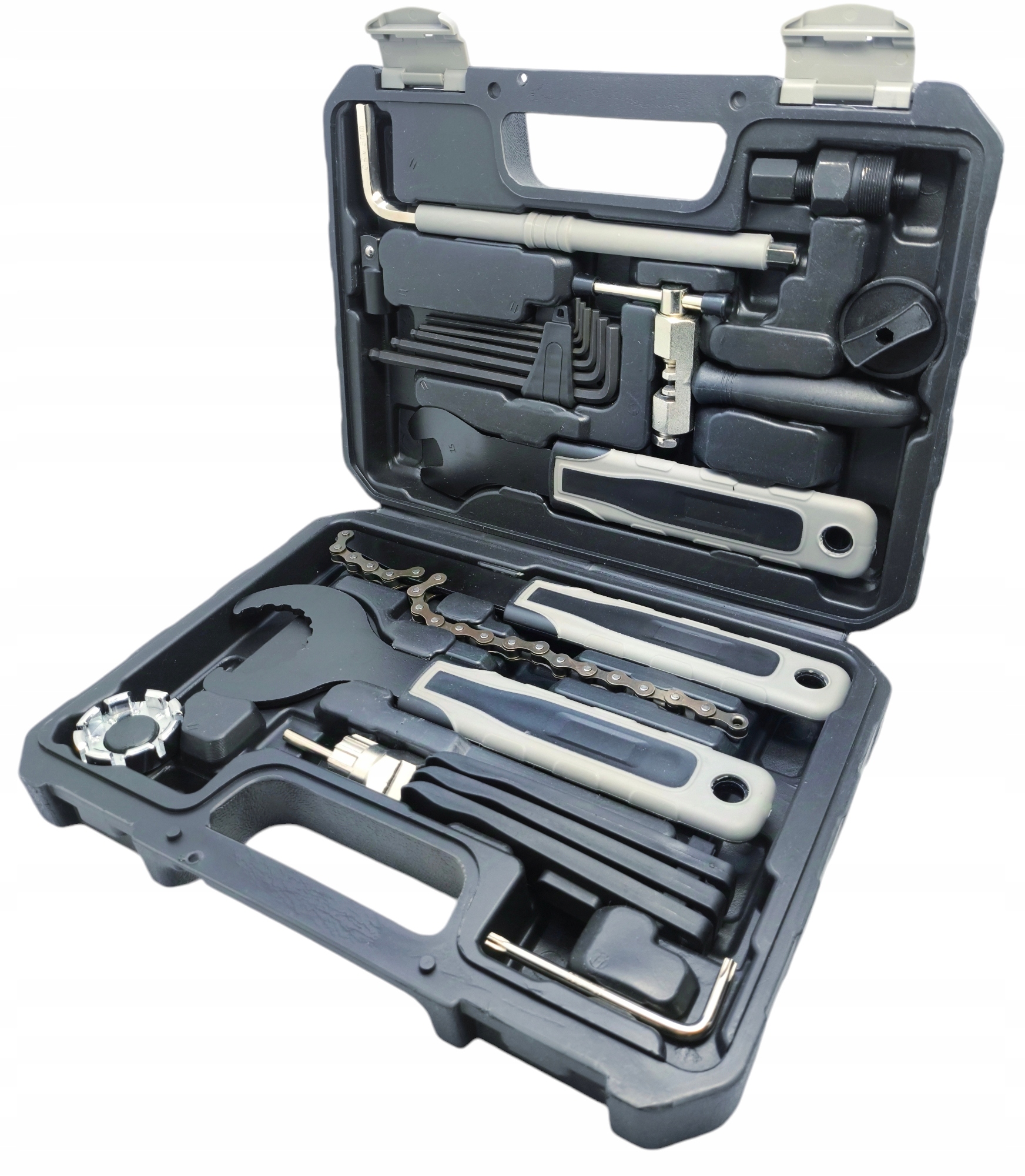 Zestaw narzędzi kluczy rowerowych skrzynka z narzędziami walizka