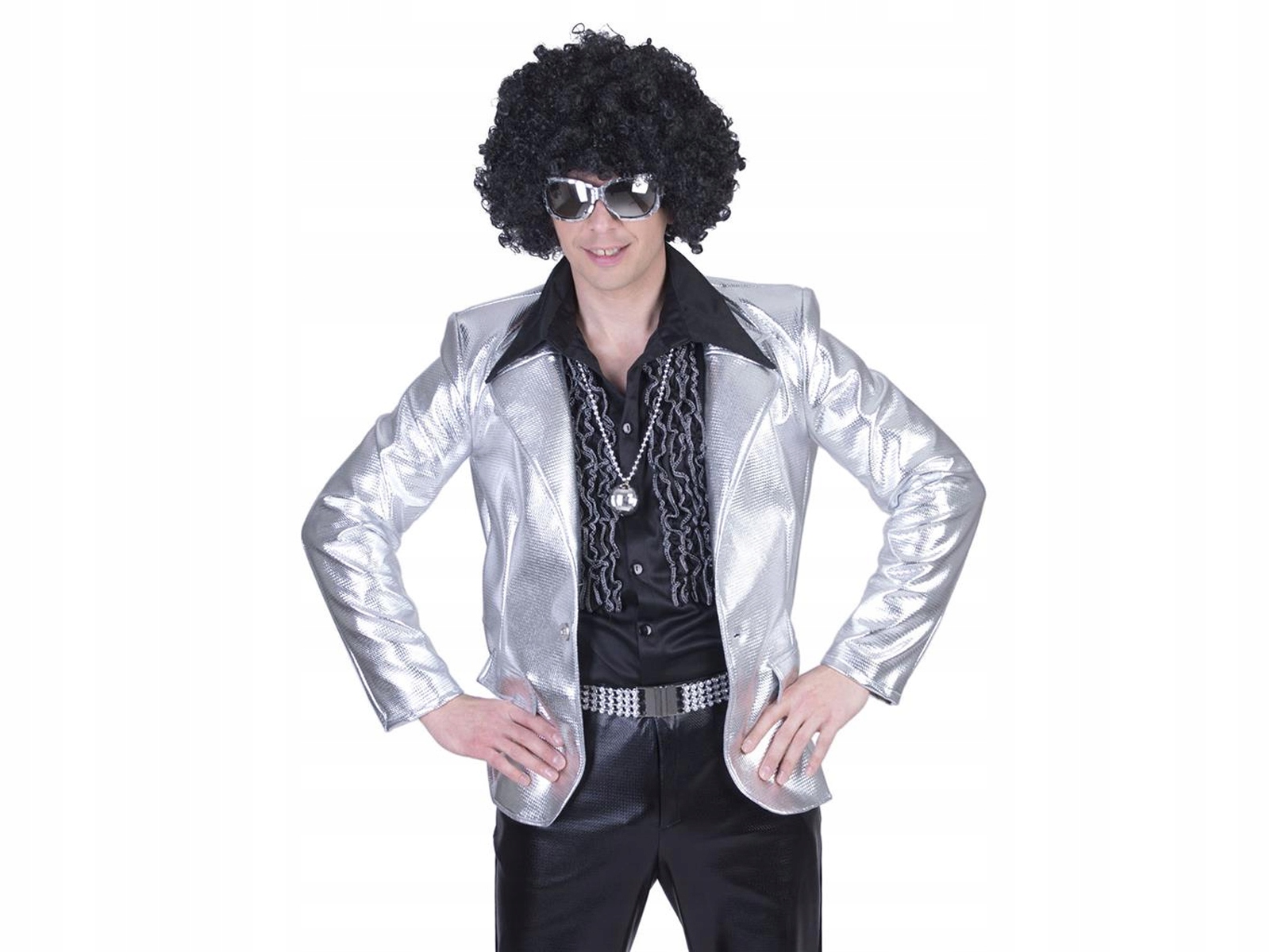 Sako Disco stříbrné Převlek Karneval 52/54
