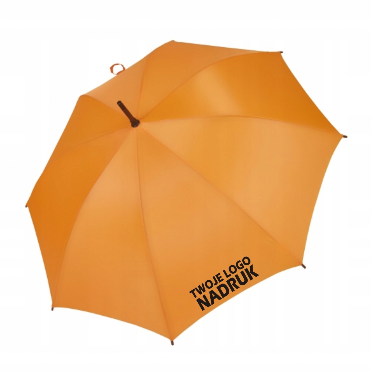 PARASOL DREWNIANA RĄCZKA Z NADRUKIEM, LOGO - 10 SZTUK