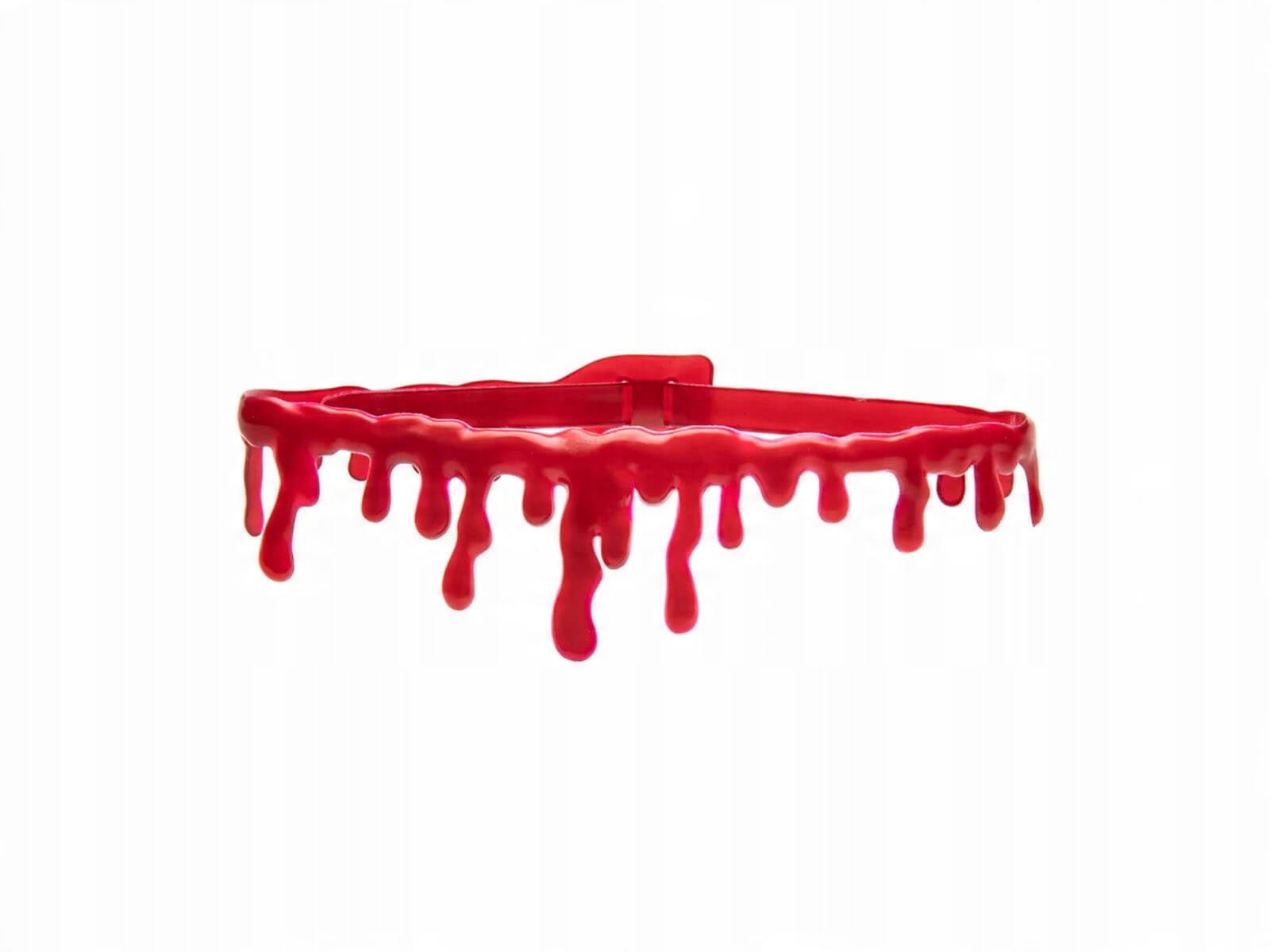 

Naszyjnik choker krwawy Podcięte gardło Halloween