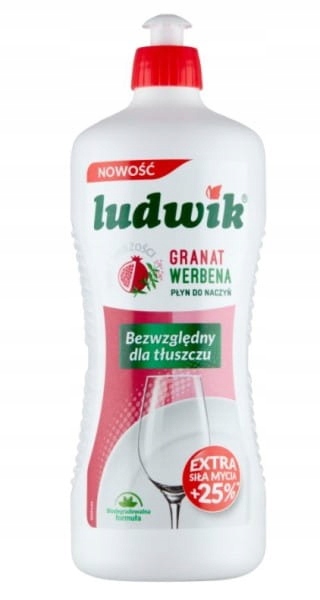 

Ludwik Płyn do mycia naczyń Granat z werbeną 900ml