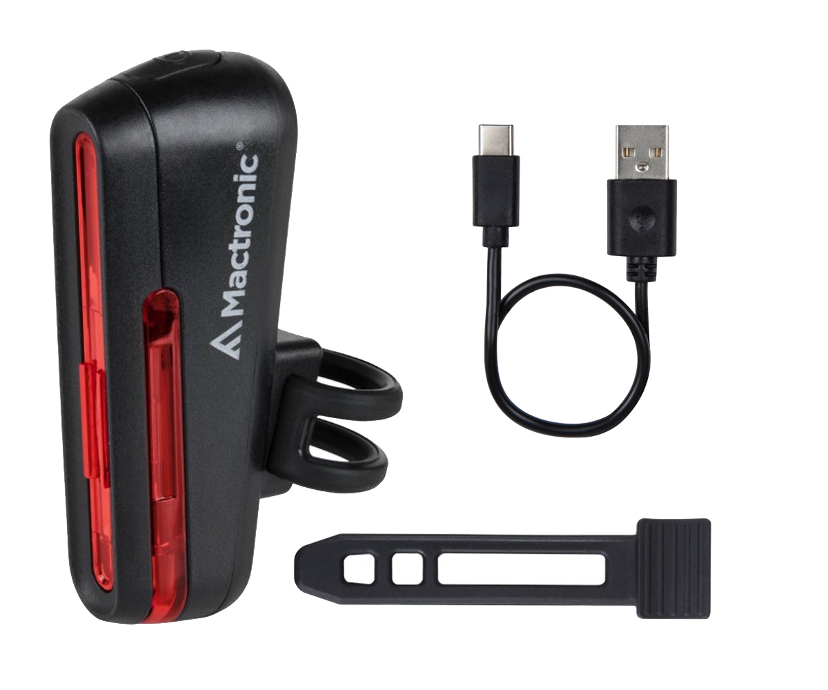 ładowalna lampa rowerowa tylna Mactronic Red line Model Red Line