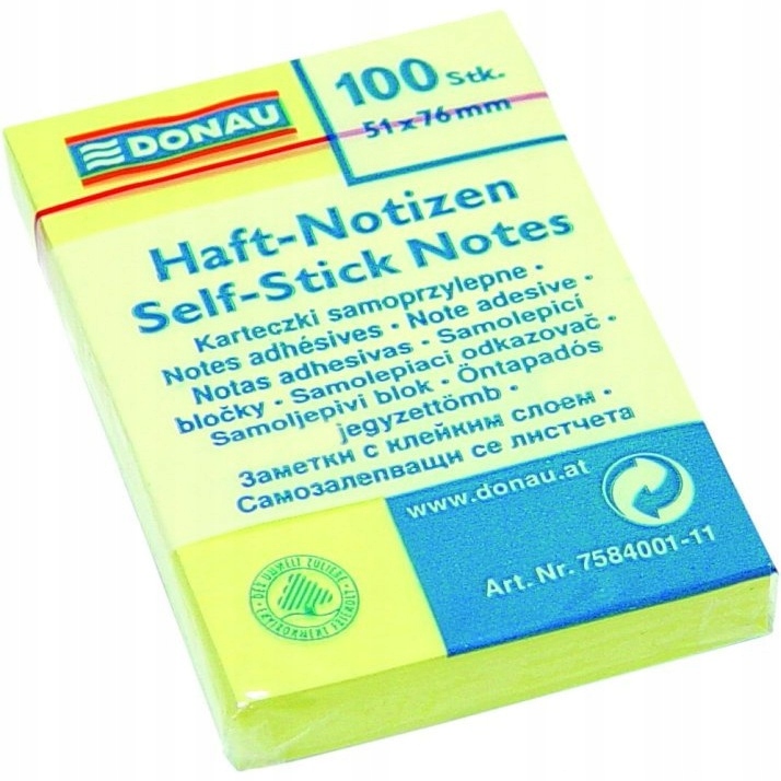 

Bloczek samoprzylepny Donau 51x76mm (7584001-11)