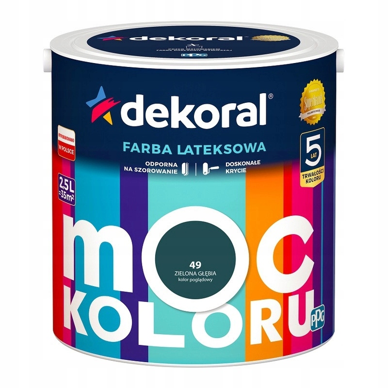 Dekoral Emulsja Akrylit W Zielona głębia 2,5l