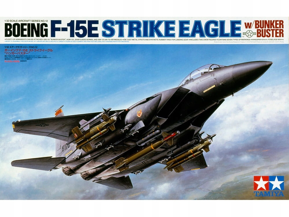 F-15E Strike Eagle w/Bunker Buster 1:32 Tamiya 60312