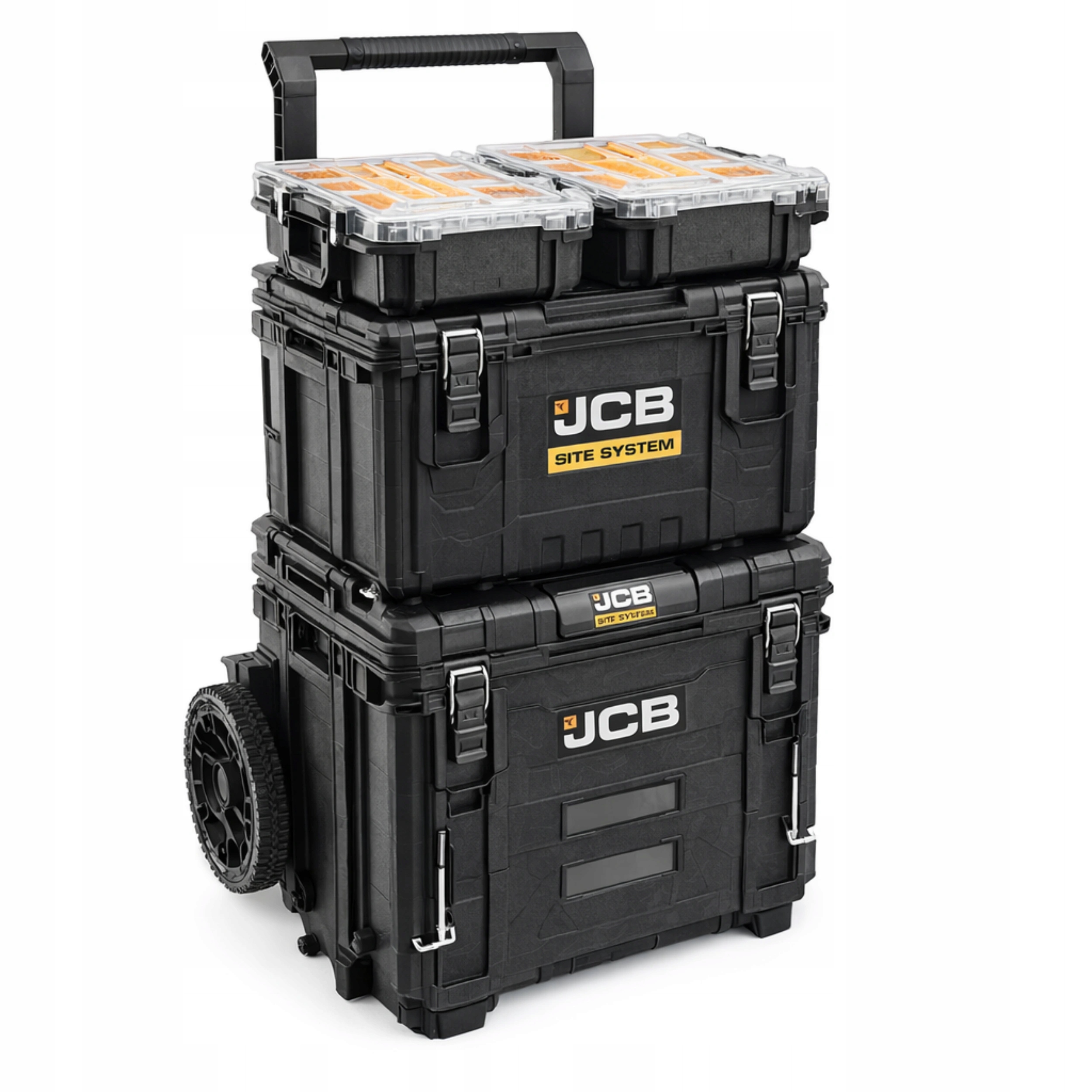 Jcb Site System Skrzynia Narzędziowa Modułowa Na Kółkach 5 Elementów
