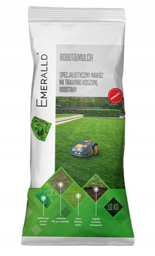 Nawóz do trawy koszonej robotami Robot&mulch Emeralld Complex 10KG