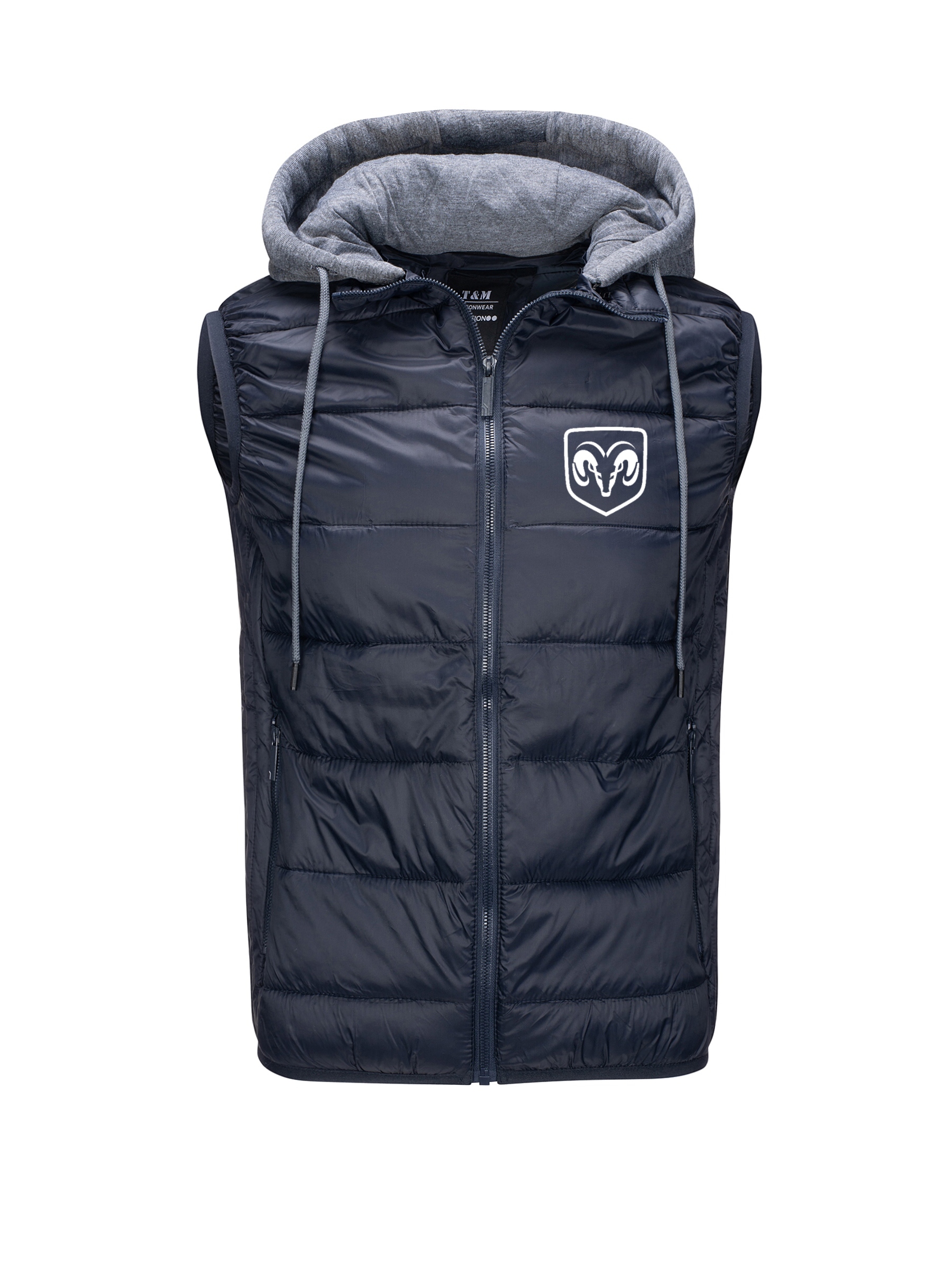 Bunda Bez Rukávů Dodge Prošívaná, Tmavě Modrá, L