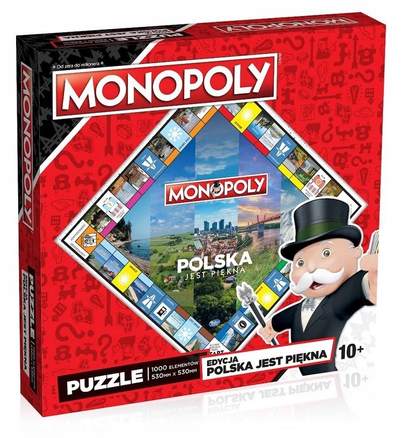 

Puzzle 1000EL Monopoly Polska Jest Piękna