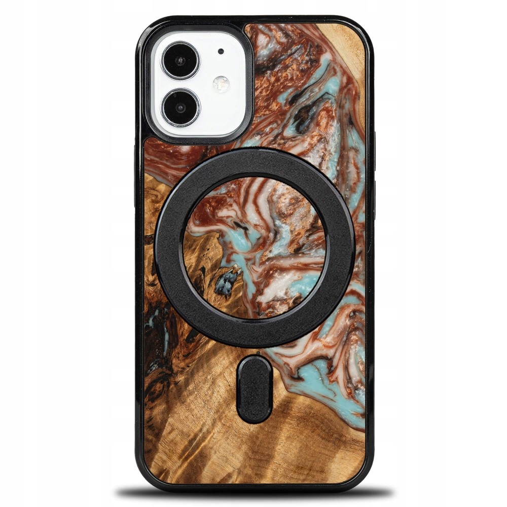 Etui Bewood Unique do iPhone 12 Mini Planets Jowisz z MagSafe
