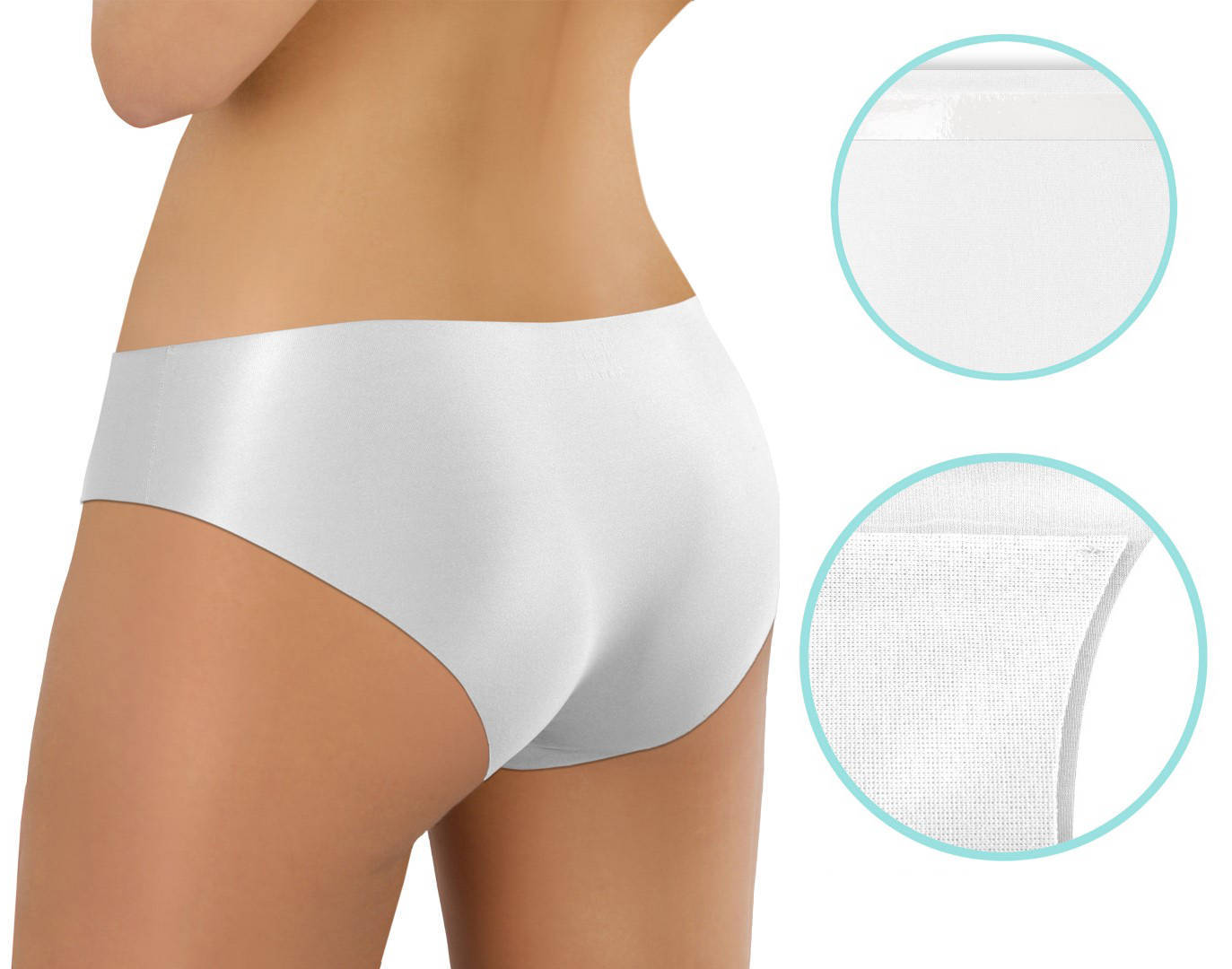 

Niewidoczne Figi bezszwowe z Silikonem Sesto Senso