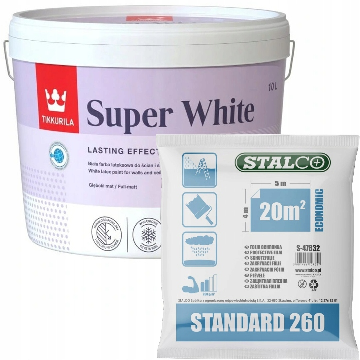 

Tikkurila White Farba Lateksowa 10L Biała
