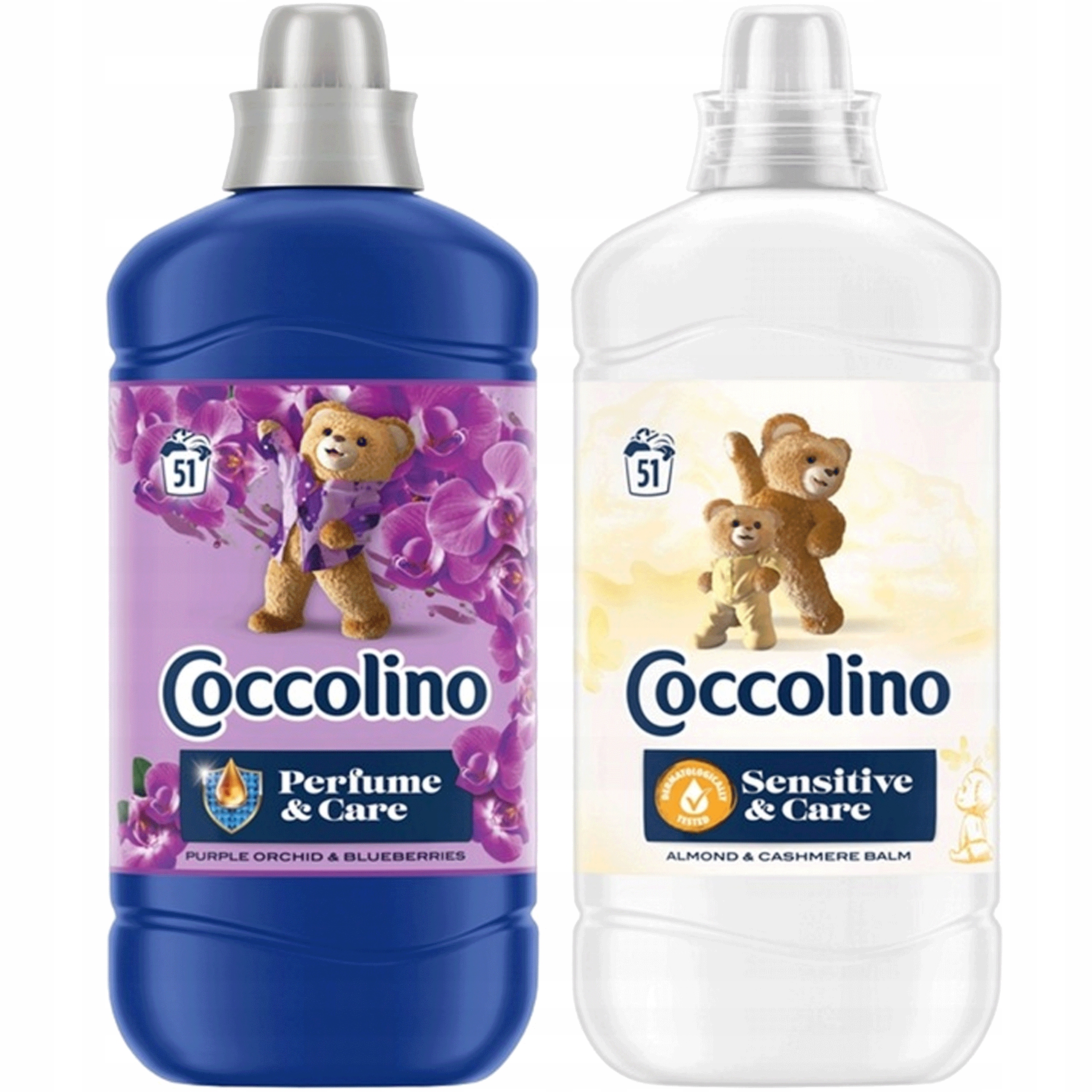 Levně Sada Coccolino Creations Blueberries & Cashmere Balm 1,275l x2 MIX 2,55l