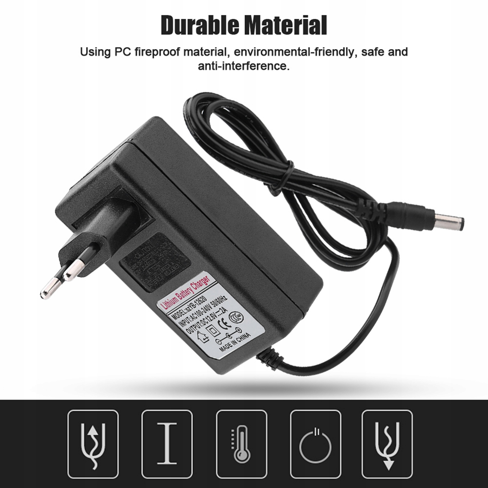 ŁADOWARKA ZAMIENNA DO ZASILACZA DC12,6V 2A Marka inna