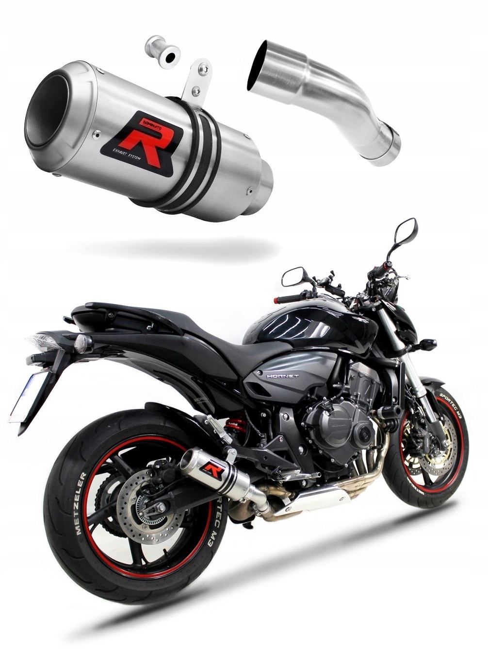 HO031DCC-S - CB 600F HORNET PC41 2007-2013 глушитель GP DOMINATOR