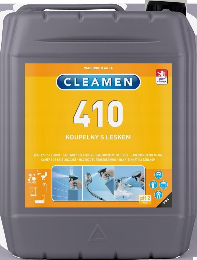 Levně Cleamen 410 s leskem na koupelny 5 l
