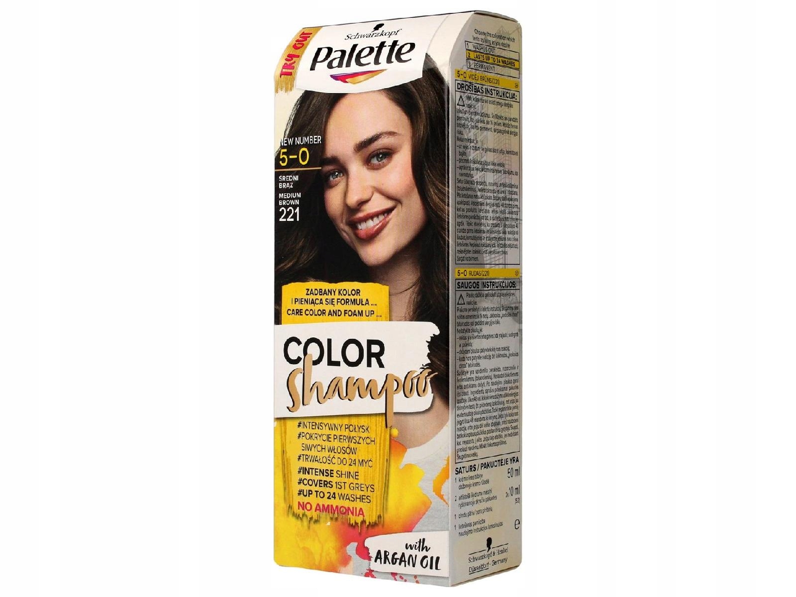 

Palette Color Shampoo szampon koloryzujący 221