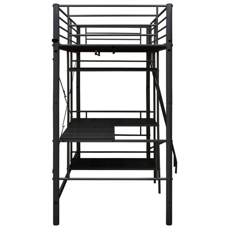 Детская двухъярусная кровать металлический стол 90x200 длина 210 см