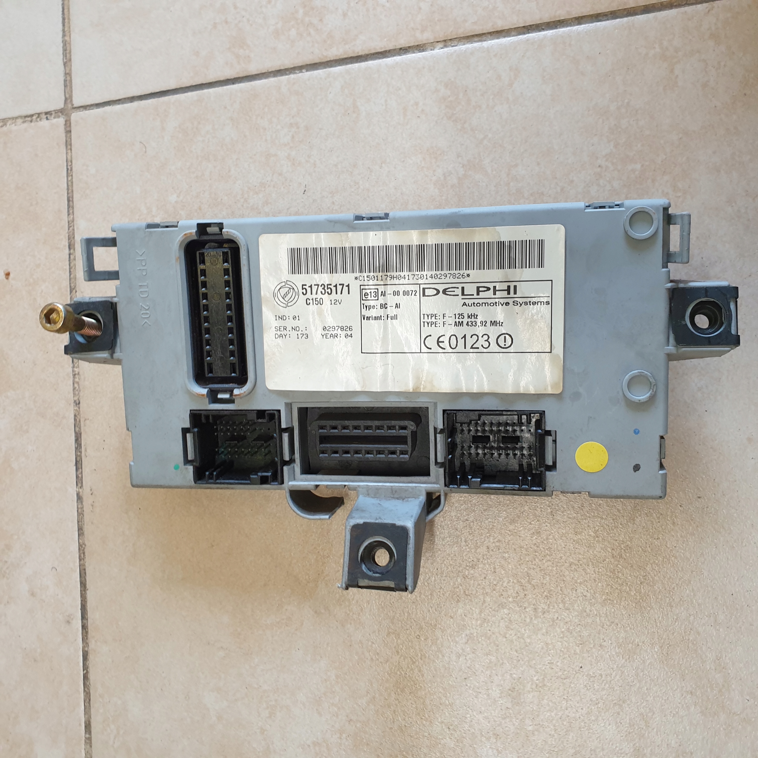 Kasten Bedienteil Computer modul BSI FIAT PUNTO 2 OE EU