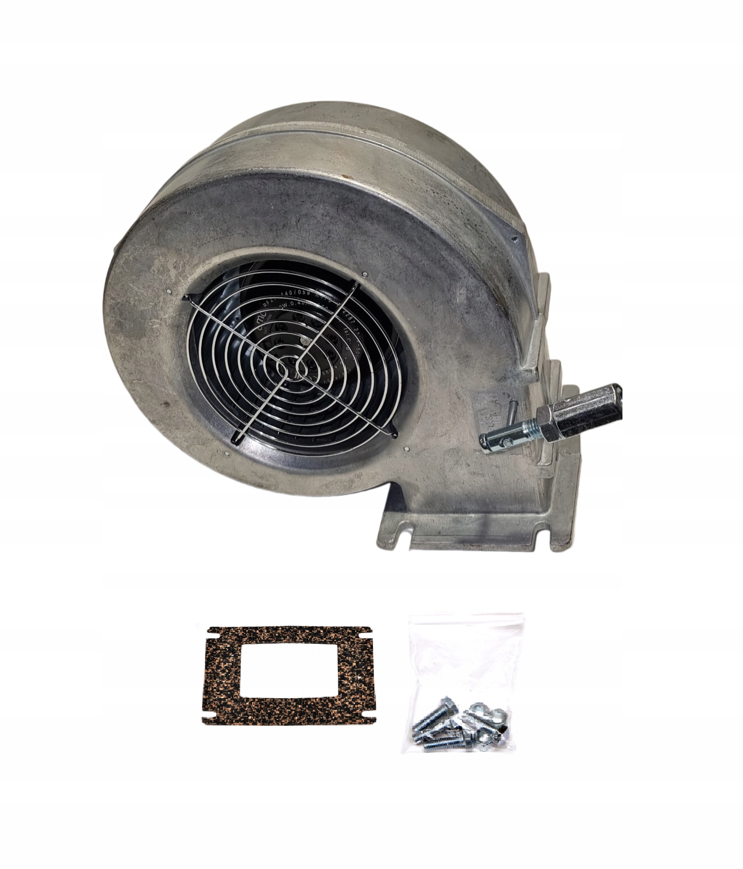 Ventilátor na fúkanie kotla Wpa 140 Klapka kábel tesnenie