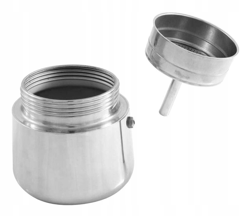 KAWIARKA ZAPARZACZ DO KAWY na 6 KAW STALOWA CHROM Marka inna