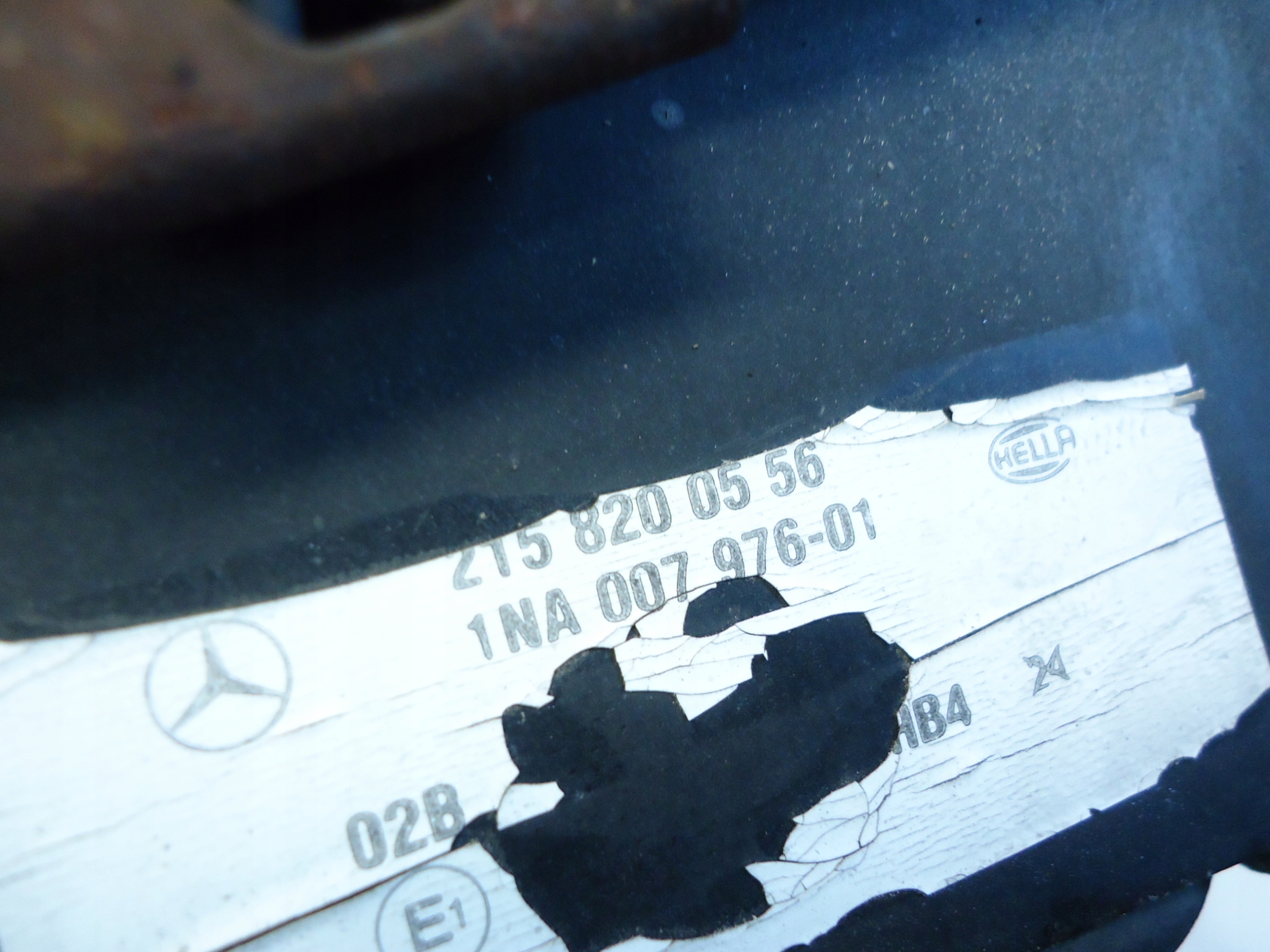 MERCEDES C W203 Nebelscheinwerfer links 2158200556