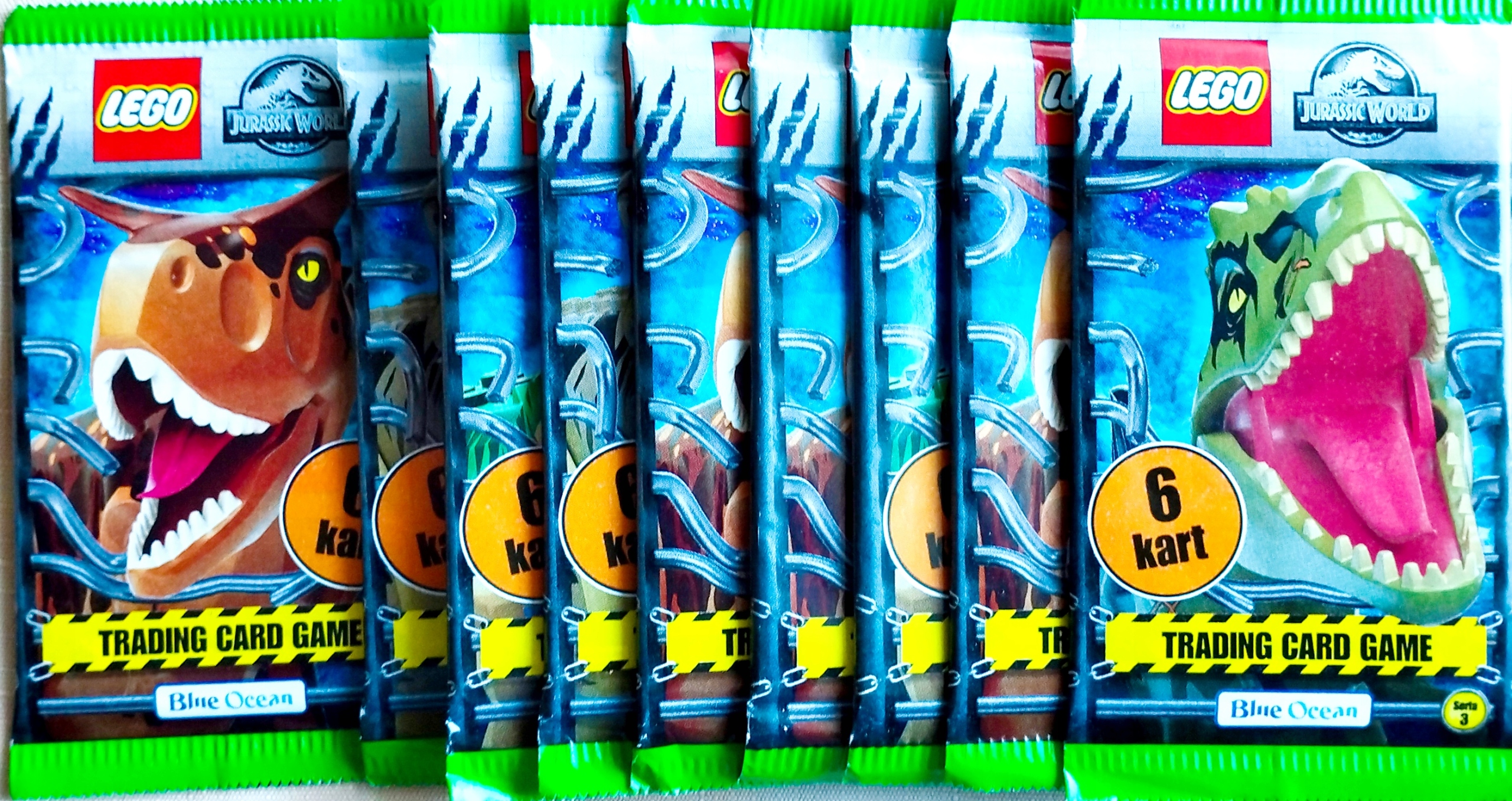 KARTY LEGO JURASSIC WORLD SERIA 3 1 / 2023 SASZETKI + GRATIS - OPIS