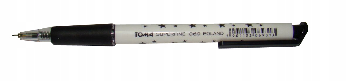 

Automatyczny długopis Toma 069 gwiazdki czarny