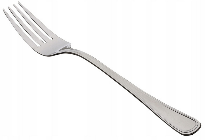 Amefa widelec stołowy obiadowy Bologna stal nierdzewna