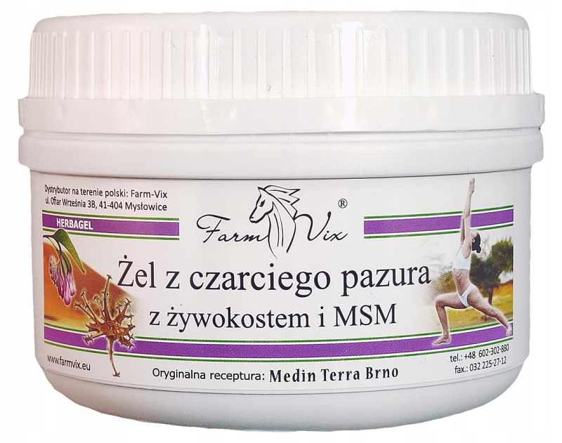 

Żel Czarci Pazur Z Żywokostem I Msm 350ml Farm-Vix