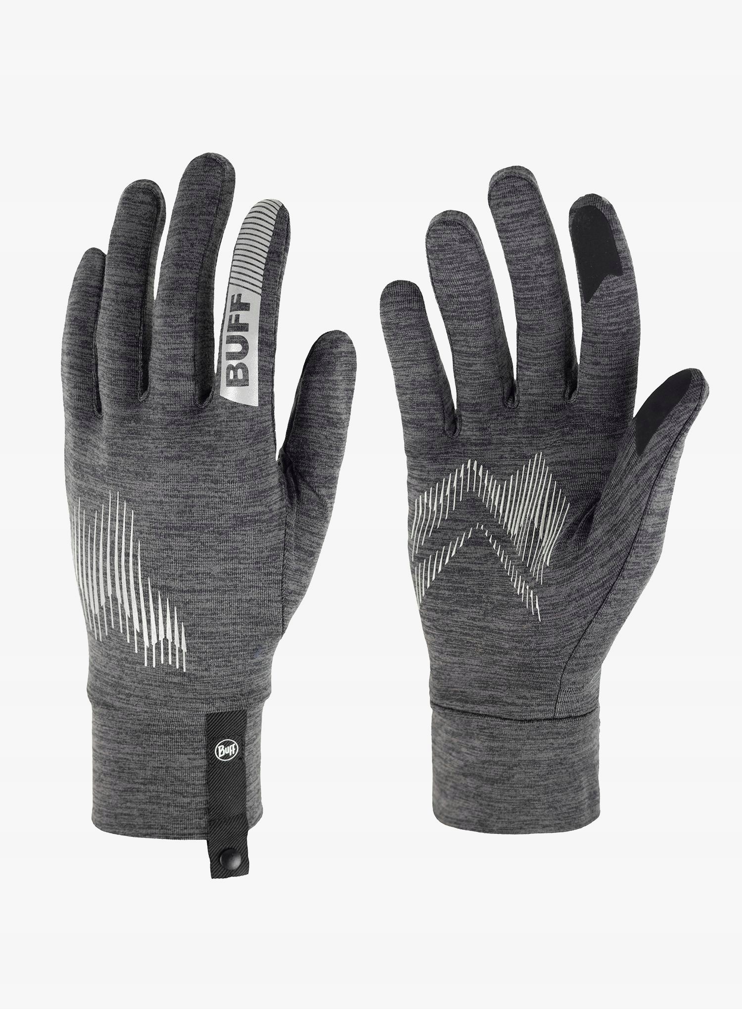 Běžecké rukavice Buff Dryflx Gloves černé, velikost XL