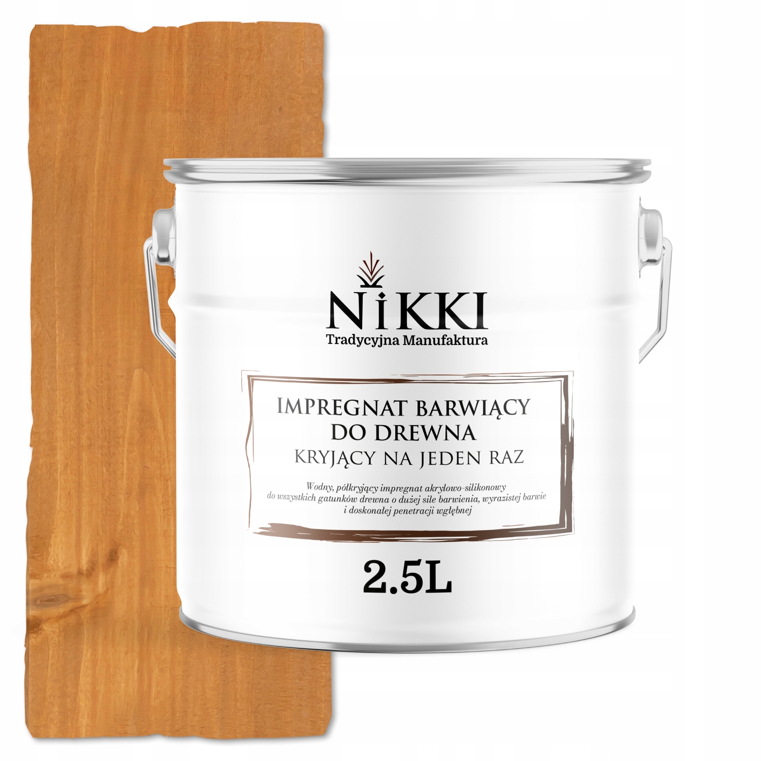 Impregnační Nátěr Na Dřevo Extra Lazura Ochranný, Krycí, Najednou Dub 2,5 L