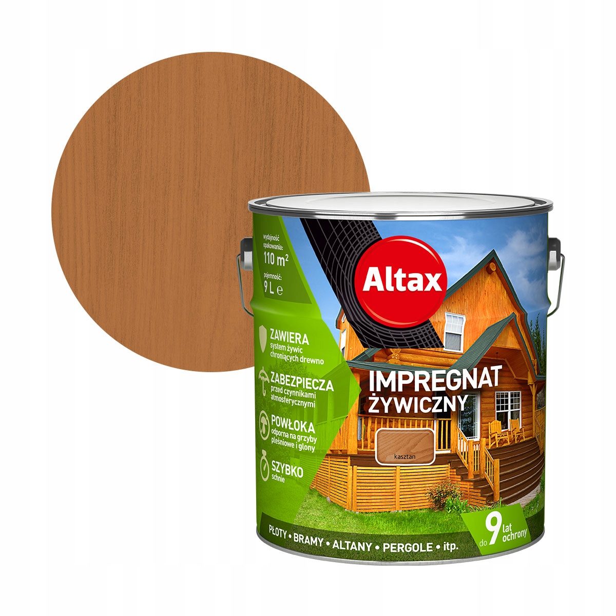 

Altax Impregnat Żywiczny 9L Kasztan