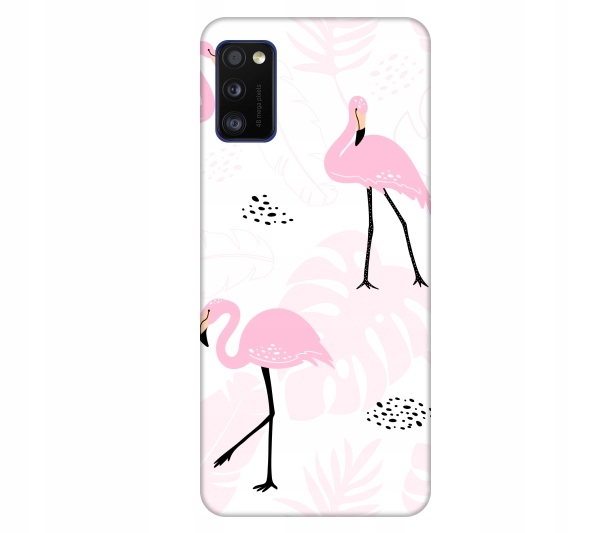 

Etui na telefon Samsung Galaxy A41 Flamingi lato t