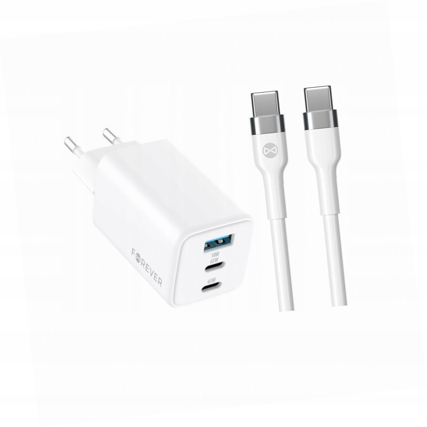 Szybka ładowarka GaN 65W z długim kablem 2m do Samsung Galaxy A53 5G