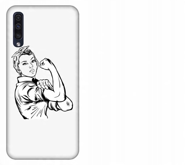 

Etui pokrowiec Samsung Galaxy A50 Women power Sila