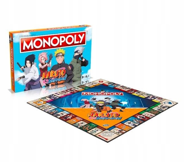 WINNING MOVES Gra Monopoly Naruto Nazwa Monopoly: Naruto