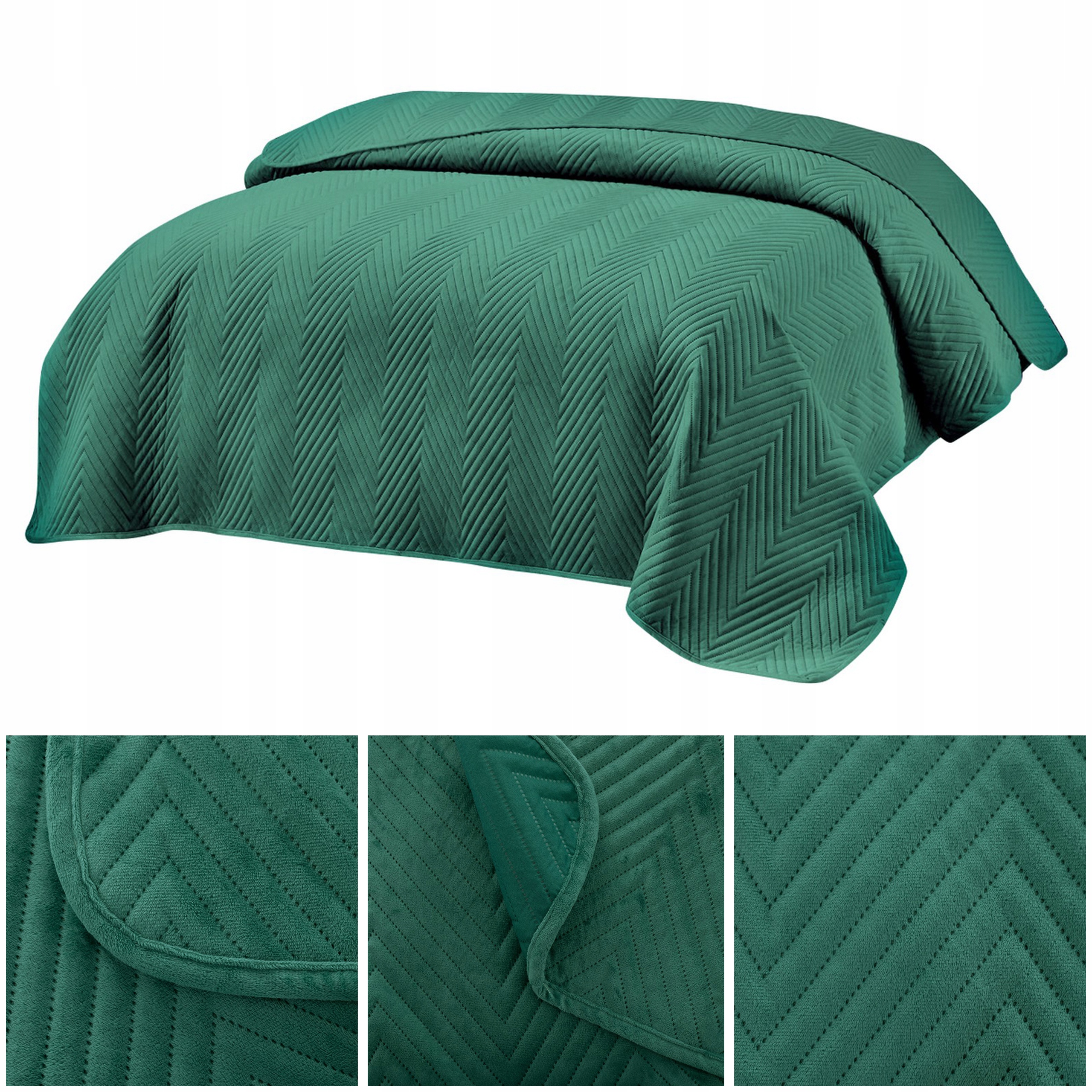 Přikrývka na postel pohovka kapa 200x220 Pikovaná Velurová Barvy dle výběru